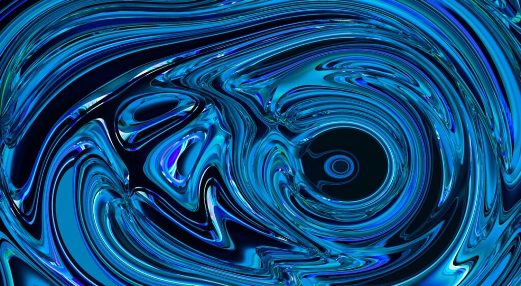 Photo Colorful swirls